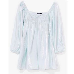 NWT Nasty Gal Balloon Sleeve Puff Mini
